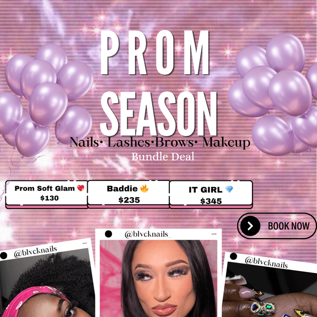 Prom It Girl 💎 at Blvck Nails in Houston, TX