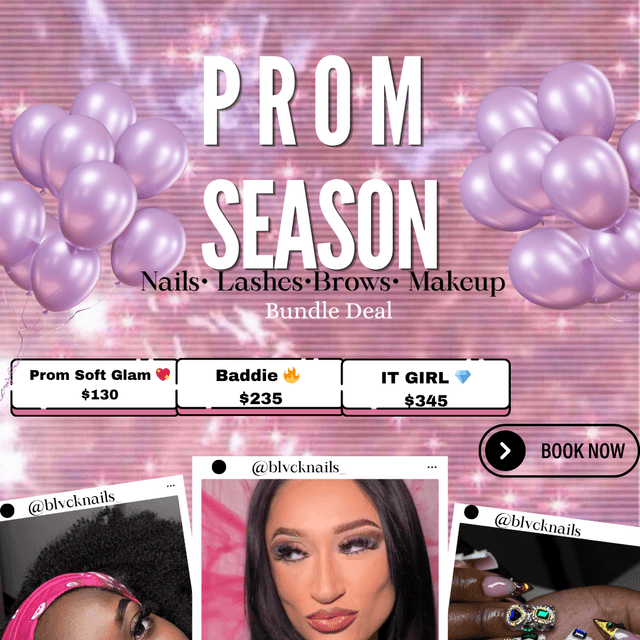 Prom Soft Glam 💖 at Blvck Nails in Houston, TX